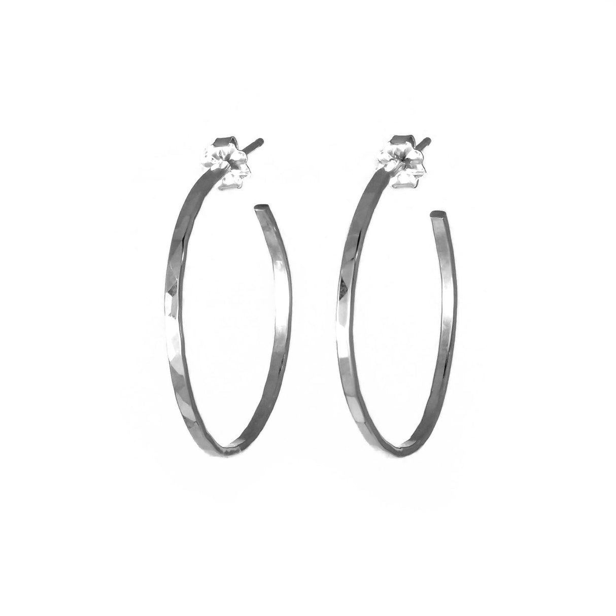 Twiggy Hoop Earrings from Carolyn Keys at Pinch in Northampton, MA