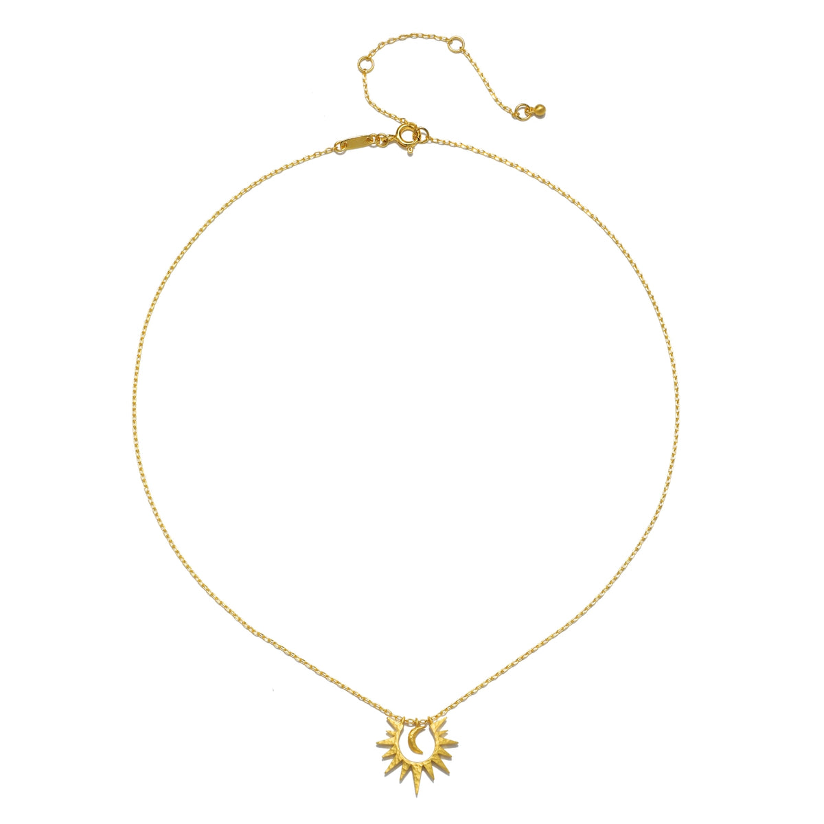Starburst Moon 16" Necklace