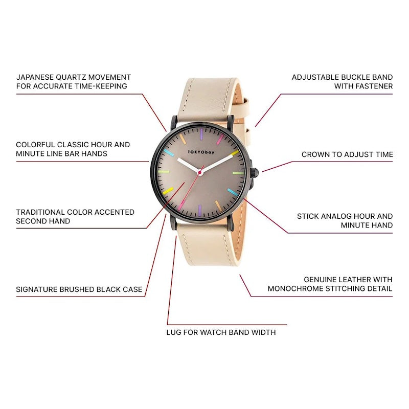 Whittier Watch in Light Grey from TokyoBay at Pinch in Northampton, MA