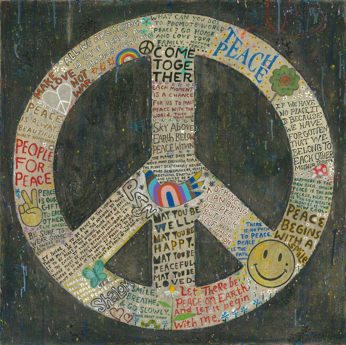 Choose Peace Art Print in Black from Sugarboo Designs at Pinch in Northampton, MA