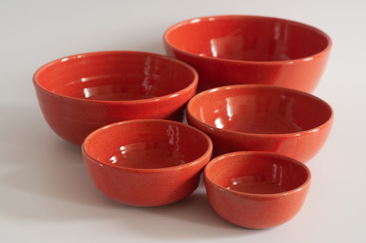 Ceramic Nesting Bowls - Set of Five from Rachael Pots at Pinch in Northampton, MA