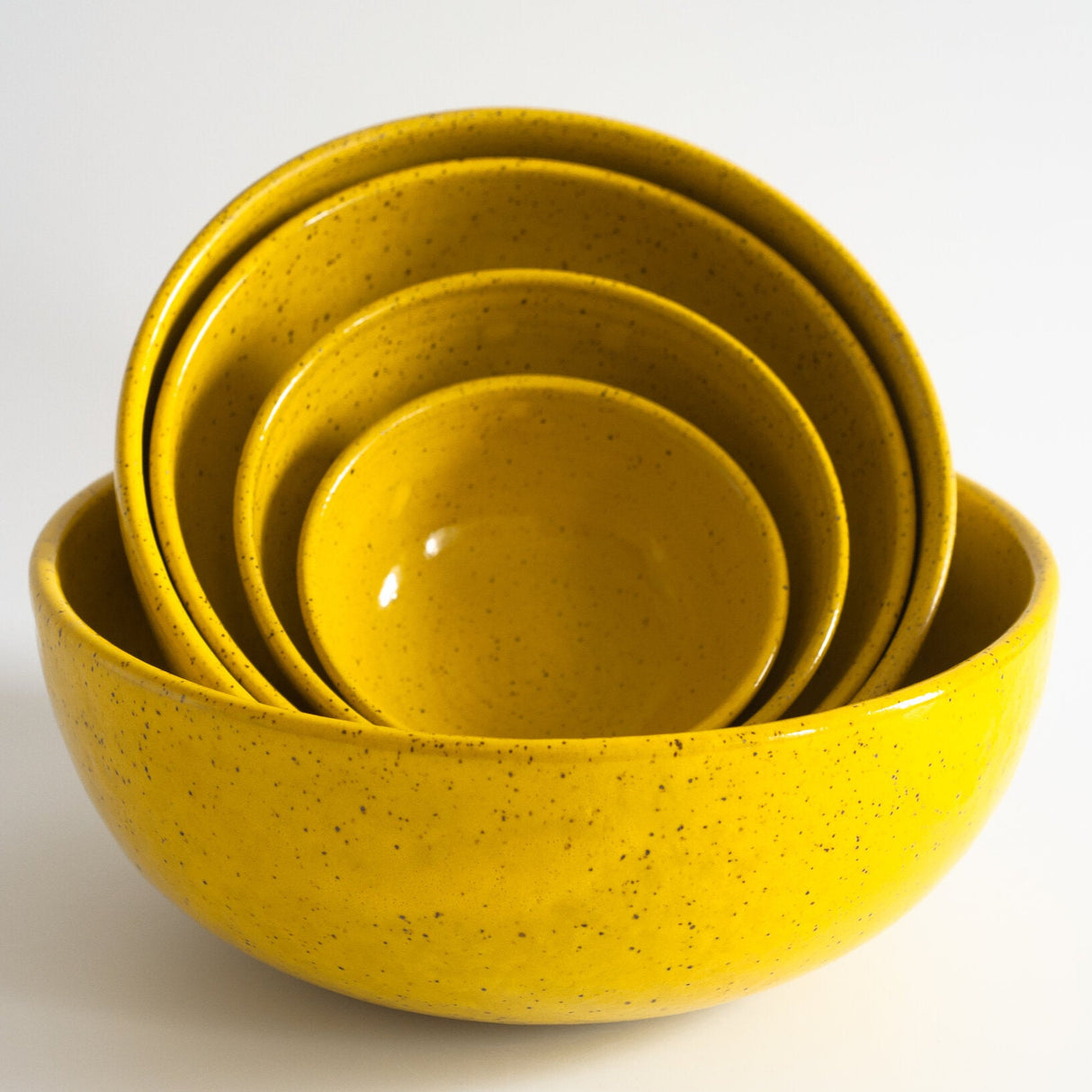 Ceramic Nesting Bowls - Set of Five from Rachael Pots at Pinch in Northampton, MA