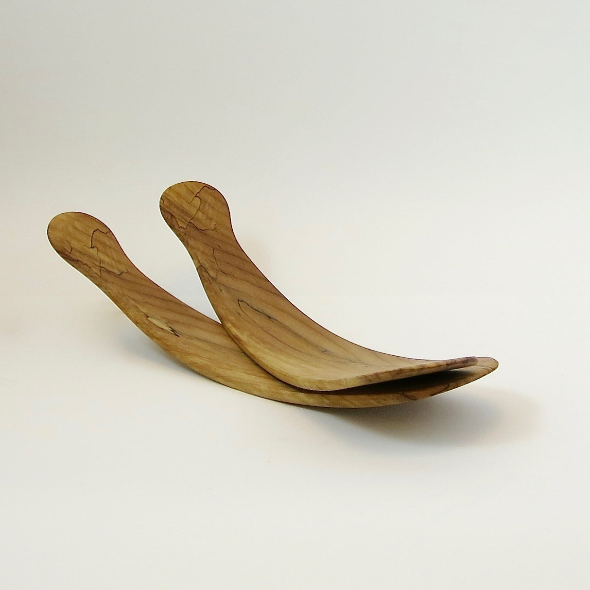 Spalted Maple Salad Servers from Spencer Peterman at Pinch in Northampton, MA