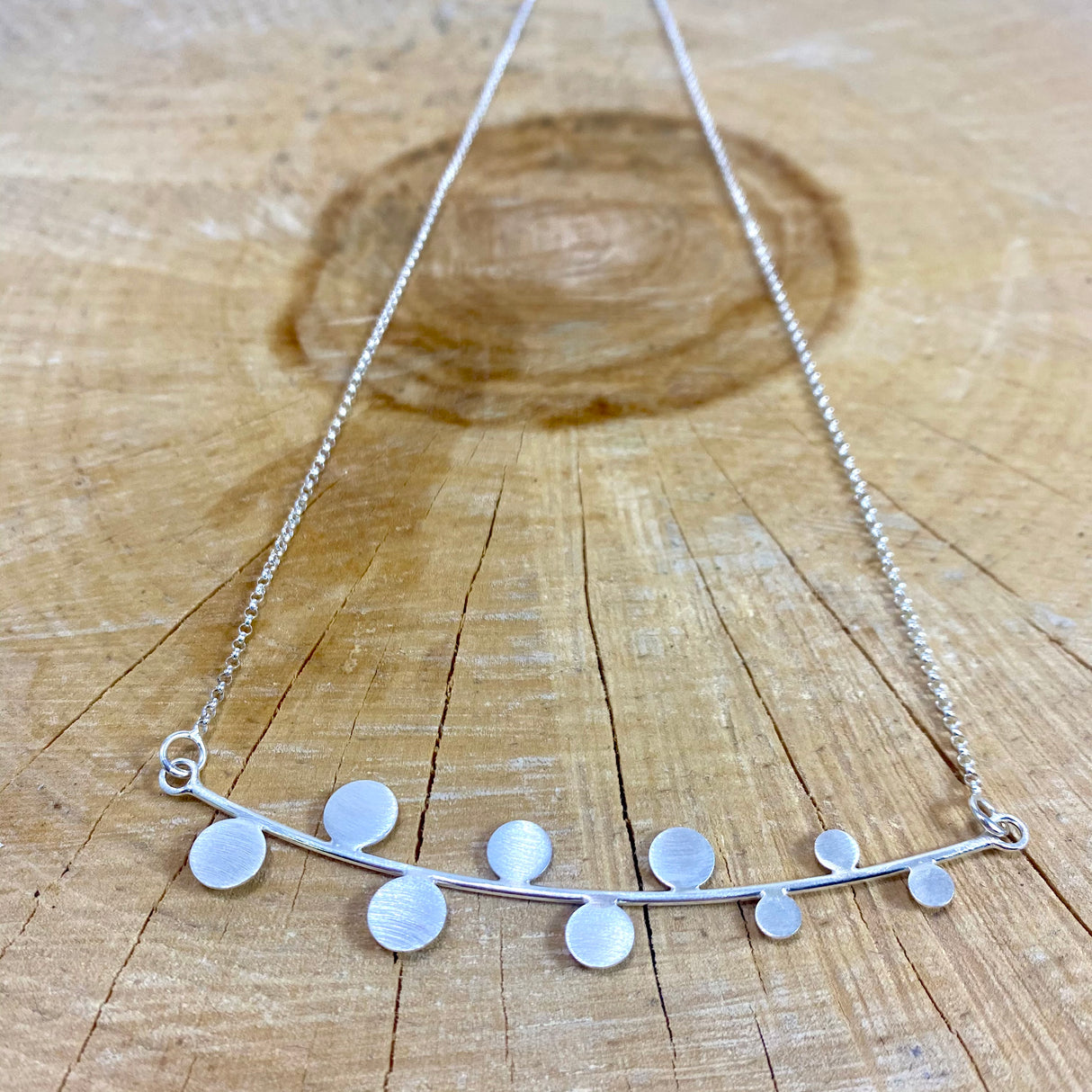 Winter Fern Single Necklace from Little Cat Metals at Pinch in Northampton, MA