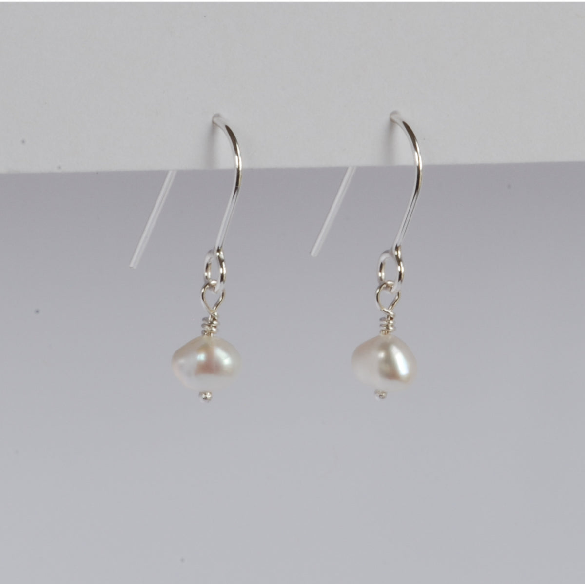 Pearl Drop Earrings at PINCH