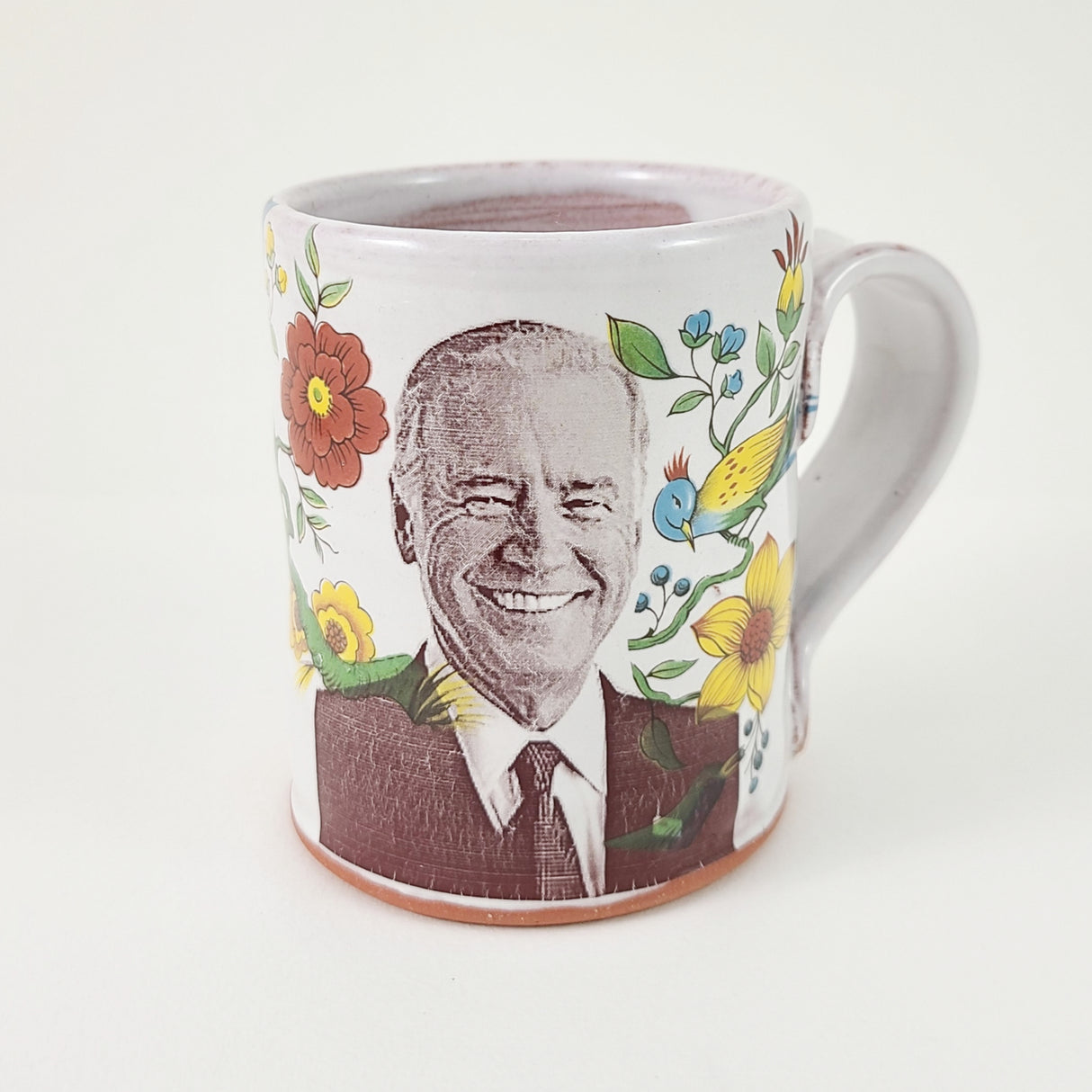 Joe Biden Mug with Flowers from Justin Rothshank at Pinch in Northampton, MA