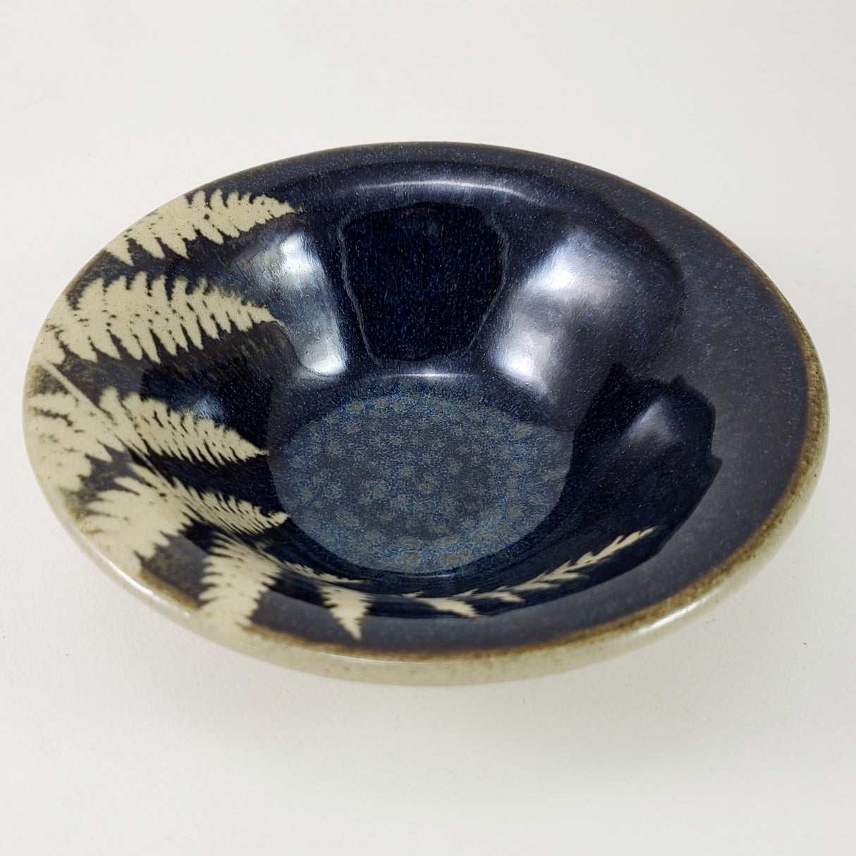 Fern Dark Small Bowl from Kaleidoscope Pottery at Pinch in Northampton, MA