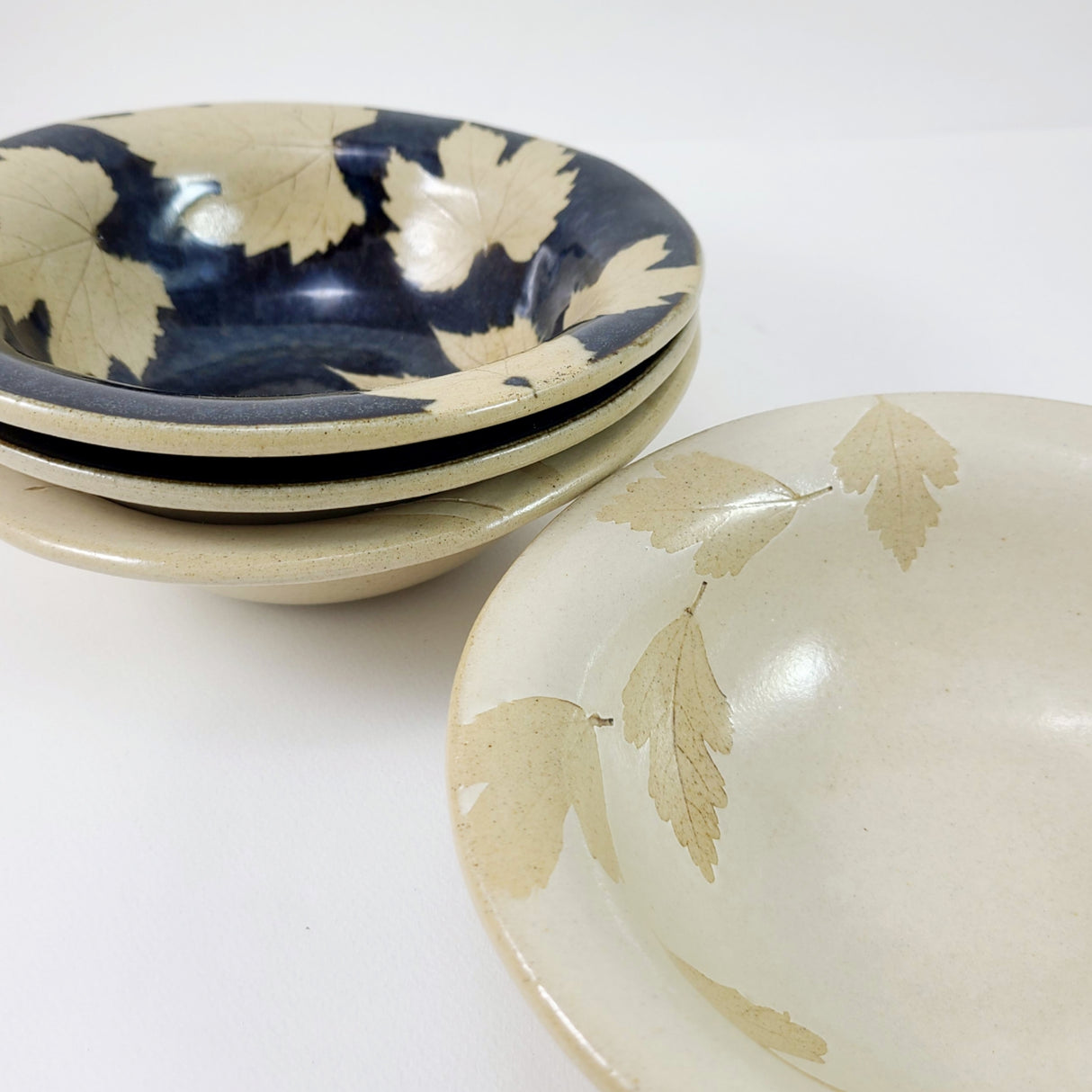 Maple Dark Medium Bowl from Kaleidoscope Pottery at Pinch in Northampton, MA