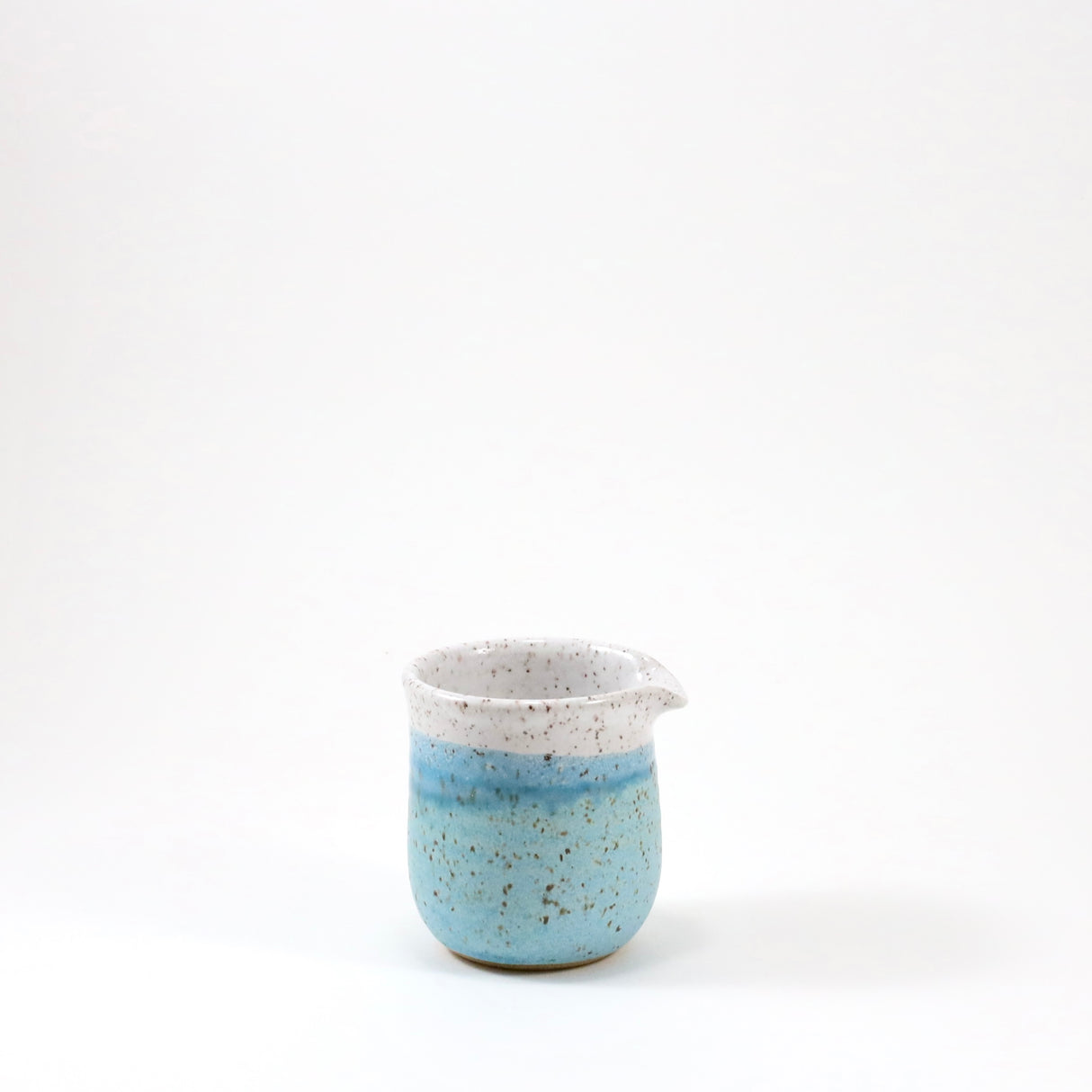 Ceramic Creamer in Robin's Egg Blue from Rachael Pots at Pinch in Northampton, MA