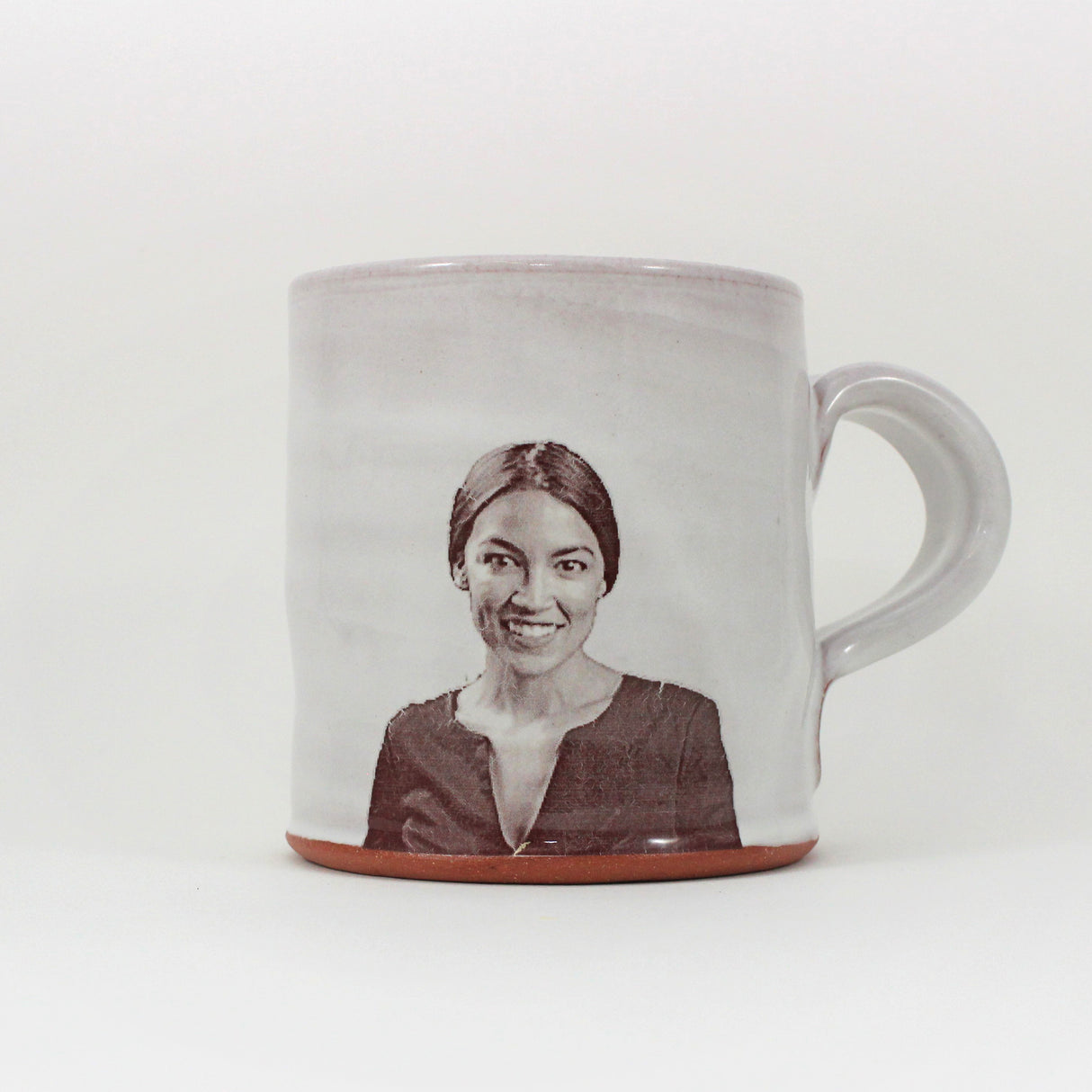 Alexandria Ocasio-Cortez Mug from Justin Rothshank at Pinch in Northampton, MA