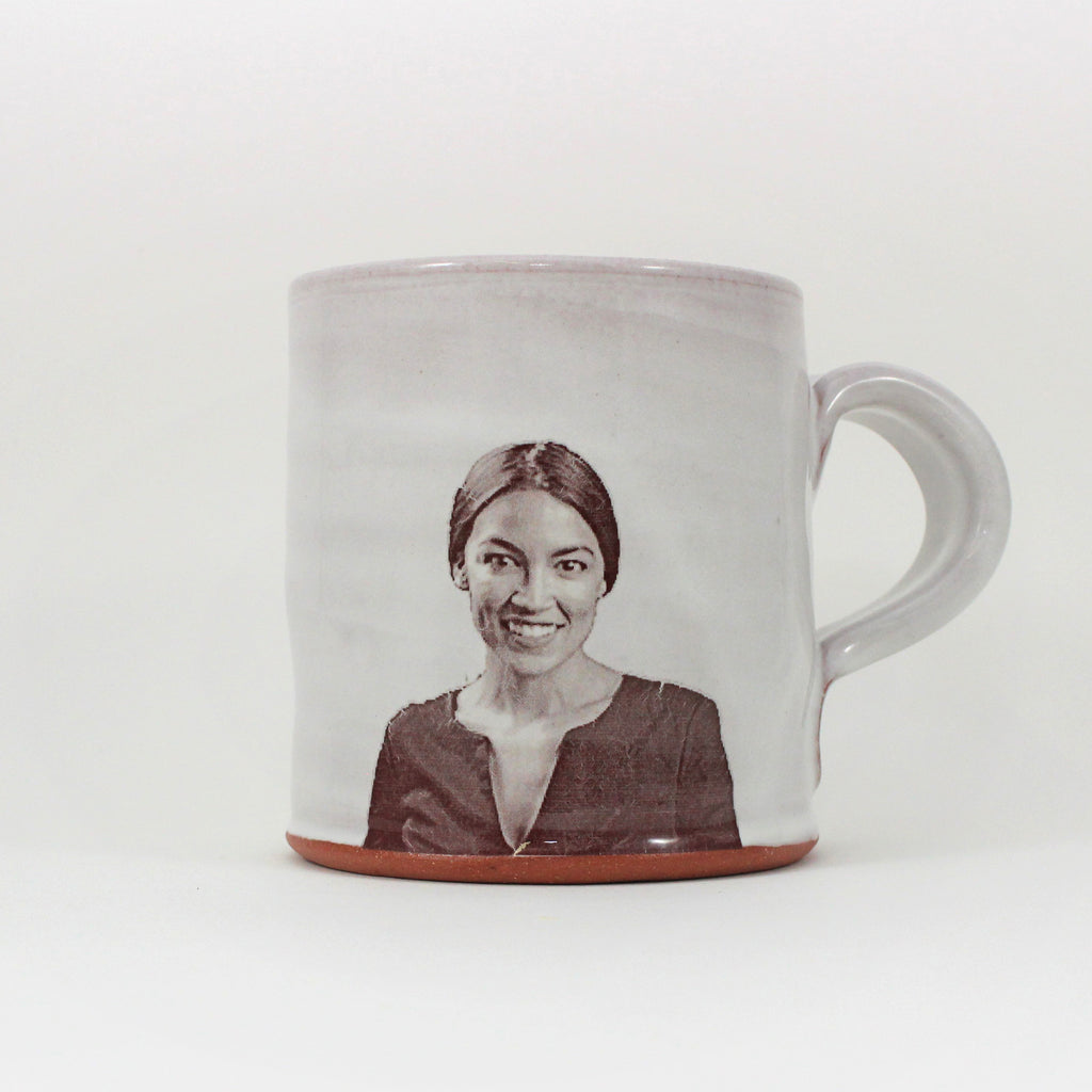 Alexandria Ocasio-Cortez Mug by Justin Rothshank - Justin Rothshank - mug - PINCH pottery and gift shop