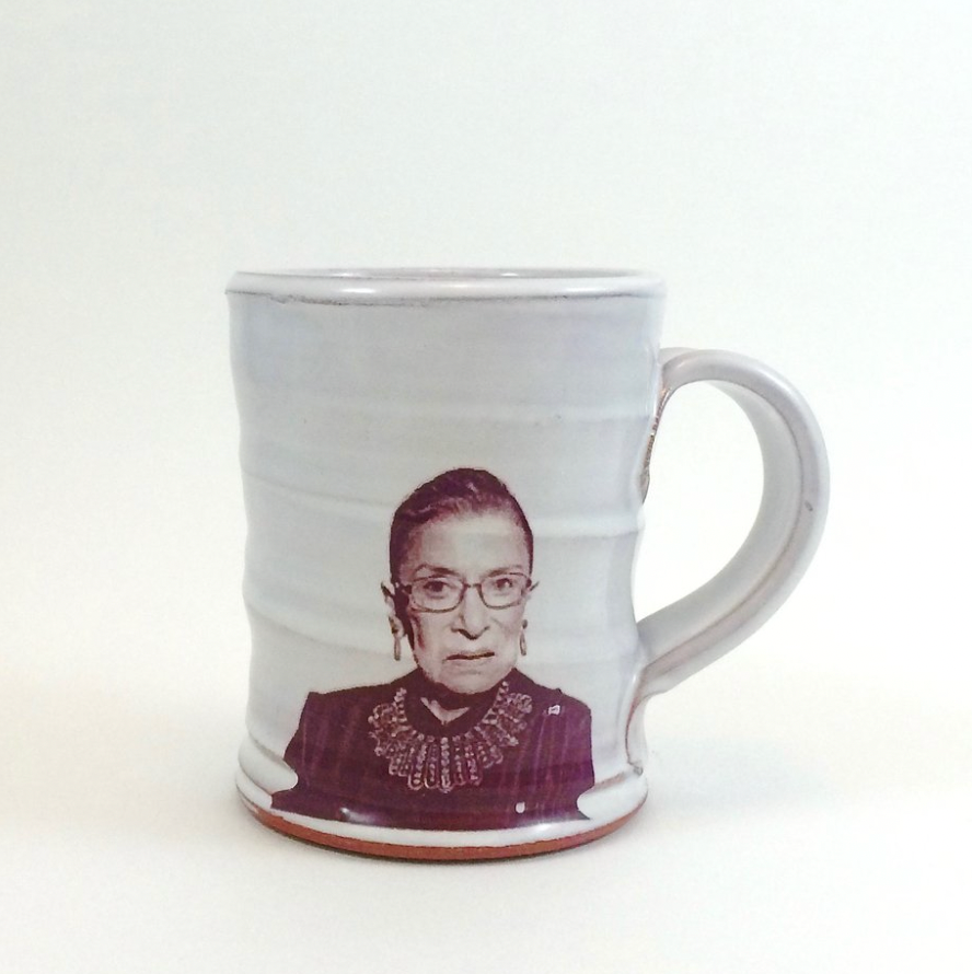 Ruth Bader Ginsburg Mug by Justin Rothshank - Justin Rothshank - mug - [PINCH]