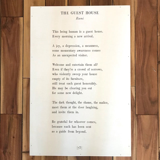 The Guest House Art Print (Poetry Collection) from Sugarboo Designs at Pinch in Northampton, MA