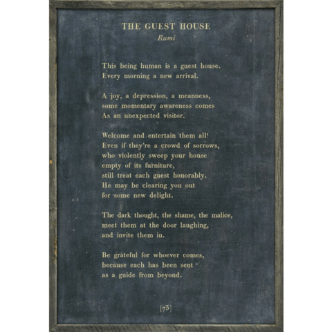 The Guest House Art Print (Poetry Collection) from Sugarboo Designs at Pinch in Northampton, MA