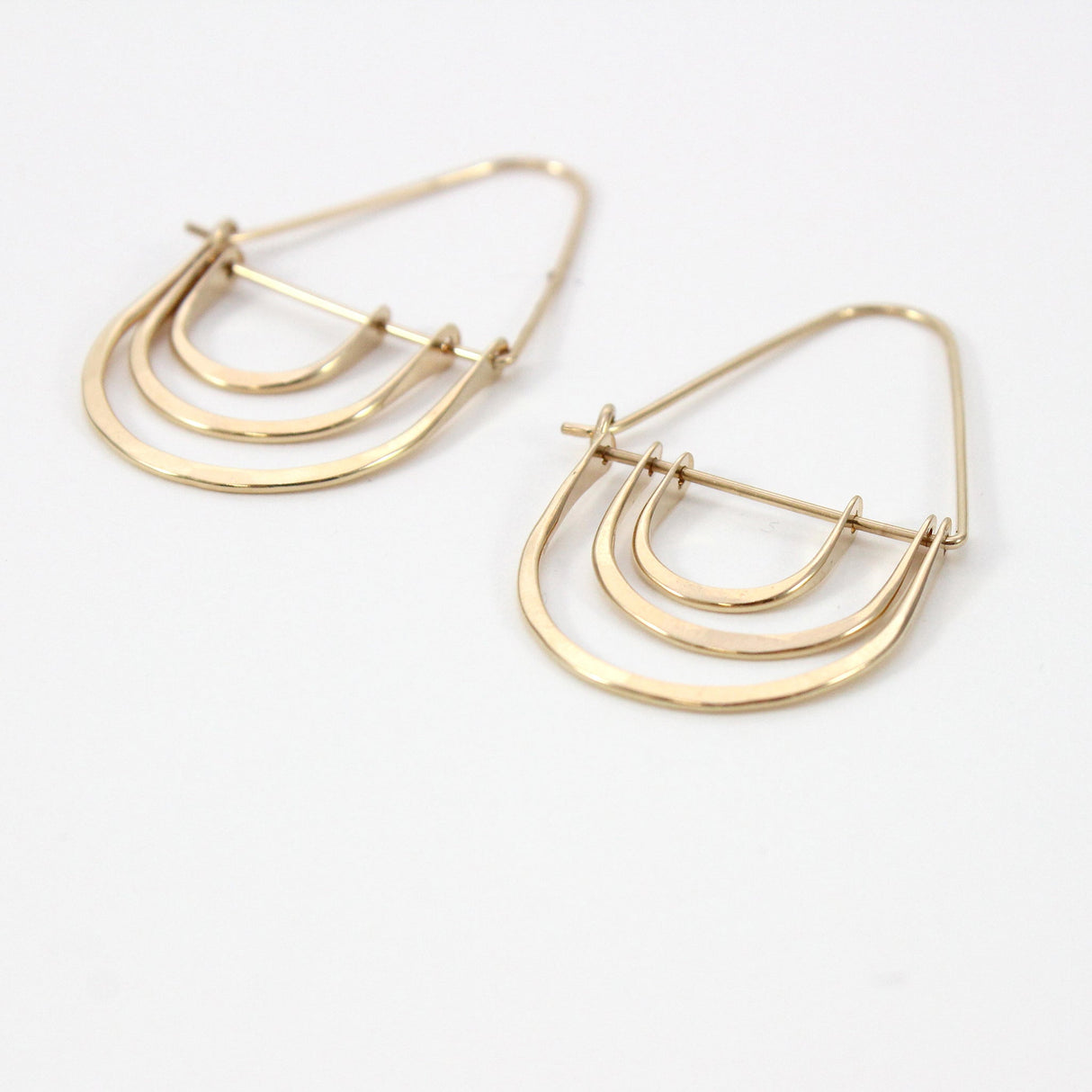 Triple Arc Earrings