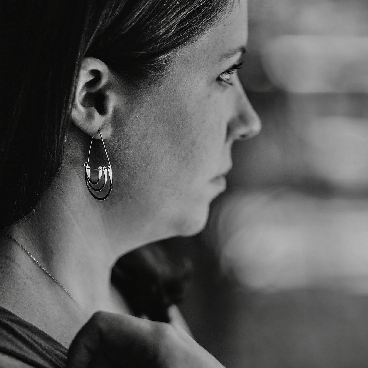Triple Arc Earrings