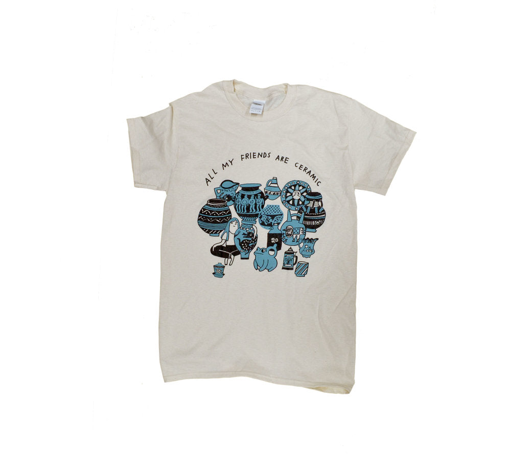 All My Friends are Ceramics Tee from Molly Anne Bishop at Pinch in Northampton, MA