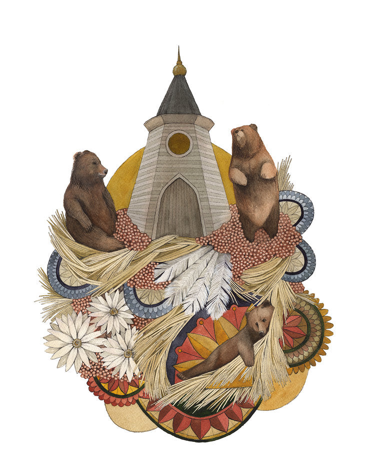 House of Bear 8x10 Print from Polanshek of the Hills at Pinch in Northampton, MA