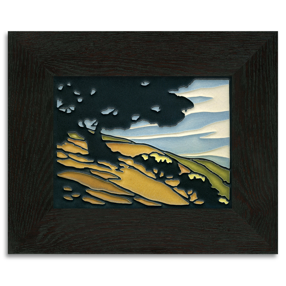 California Oak 6"x8" Ceramic Tile from Motawi Tileworks at Pinch in Northampton, MA