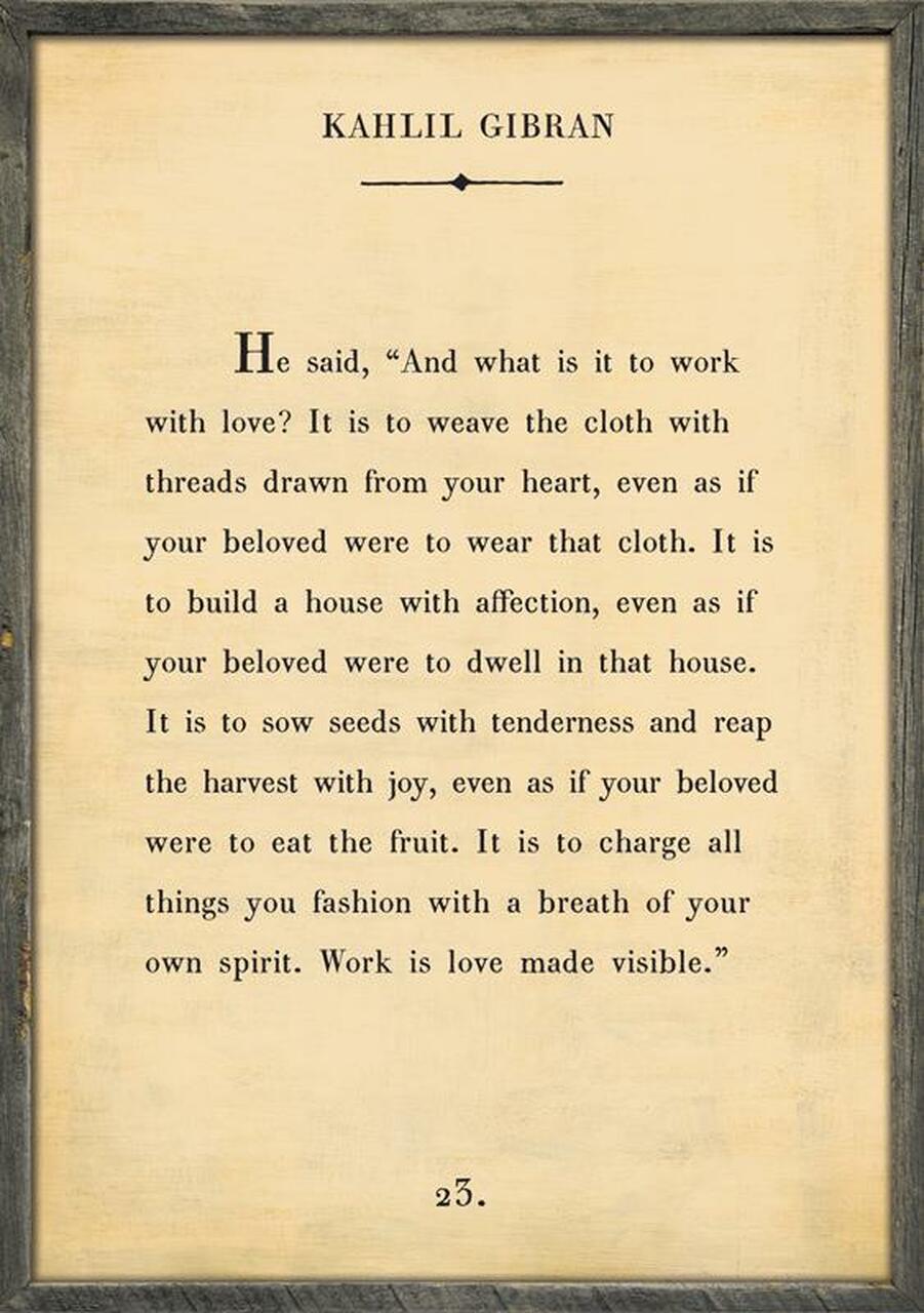 Kahlil Gibran Art Print at PINCH