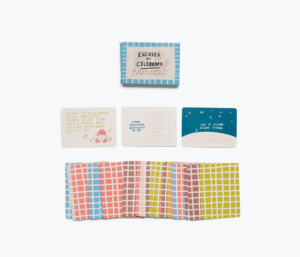 Baraja de cartas Excusas para celebrar