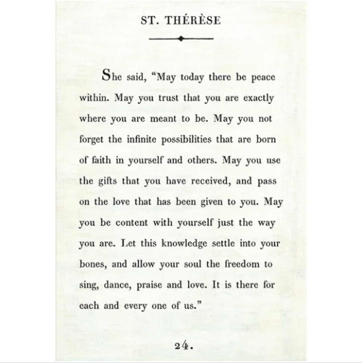 St Therese Art Print (Book Collection) from Sugarboo Designs at Pinch in Northampton, MA