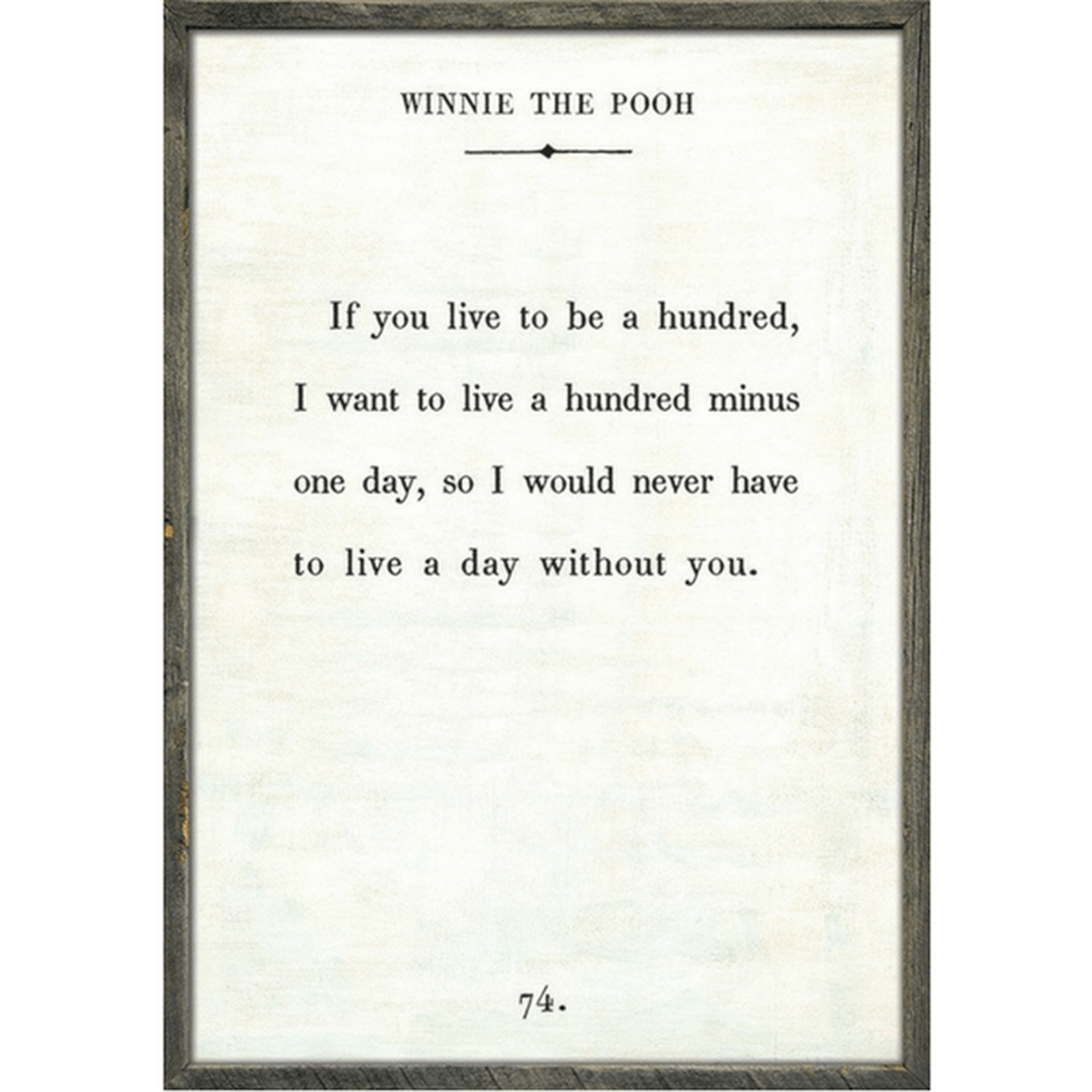 Winnie the Pooh Art Print (Book Collection) from Sugarboo Designs at Pinch in Northampton, MA