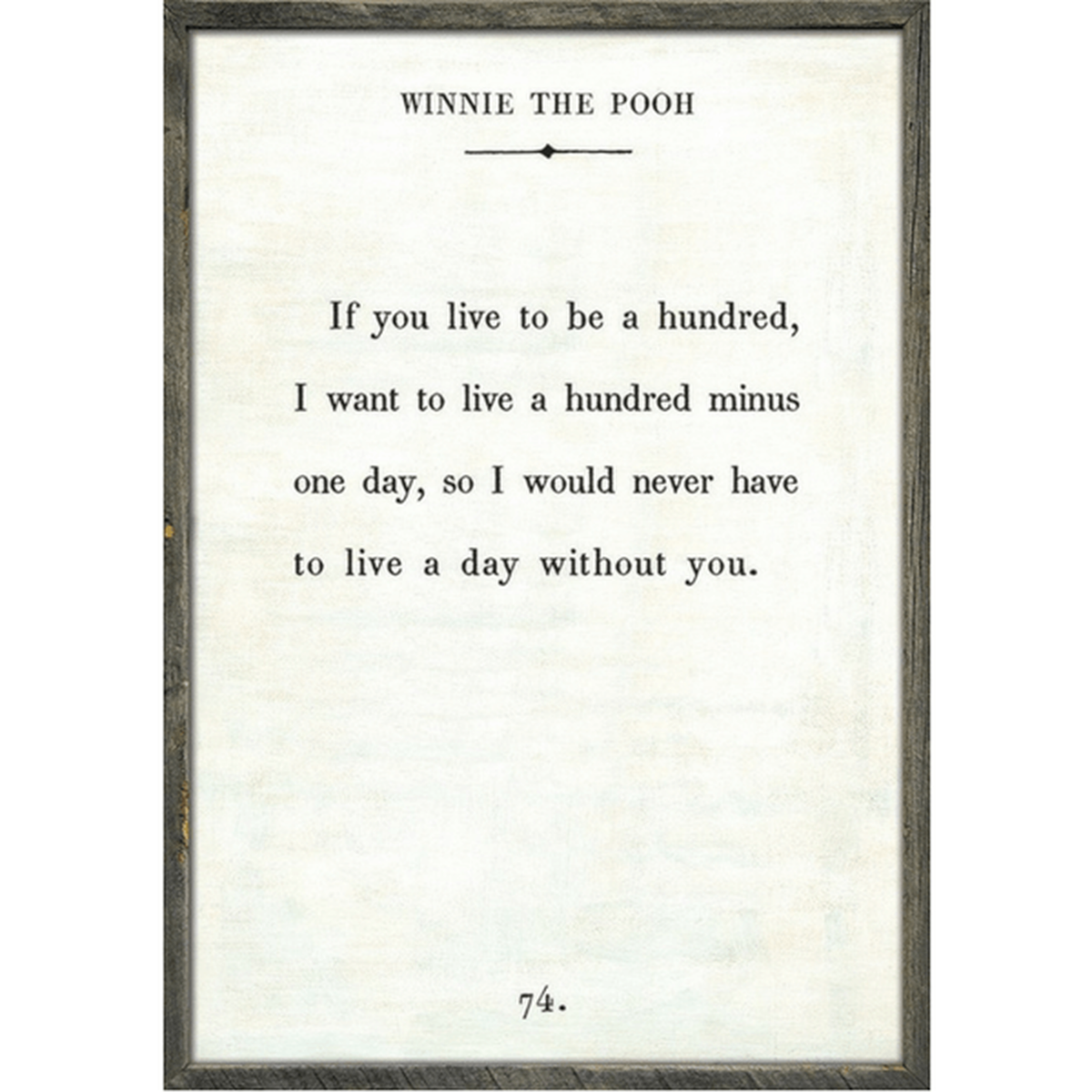 Winnie the Pooh Art Print (Book Collection) at PINCH