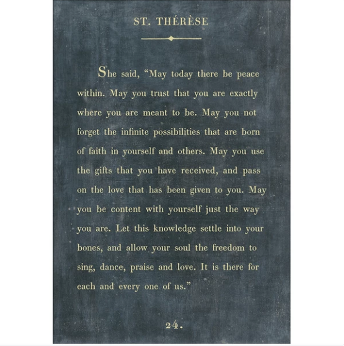 St Therese Art Print (Book Collection) at PINCH