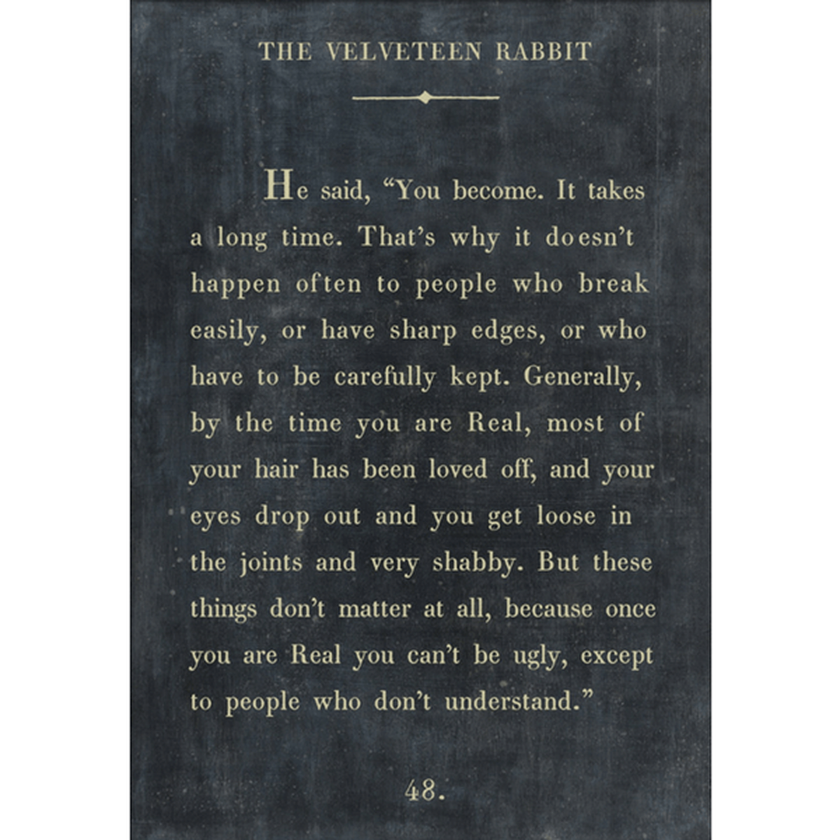 The Velveteen Rabbit Art Print (Book Collection) at PINCH