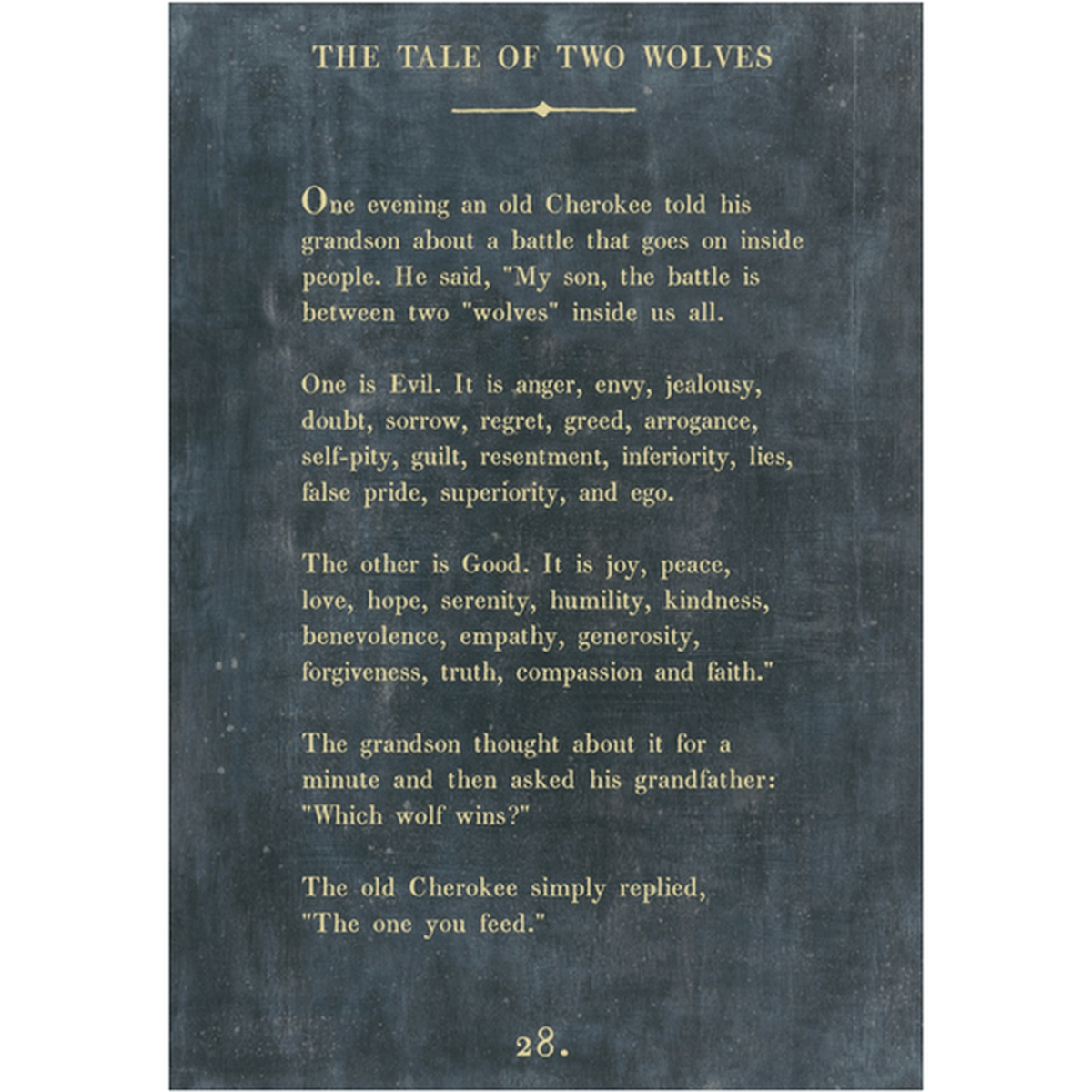 Two Wolves Art Print (Poetry Collection) at PINCH