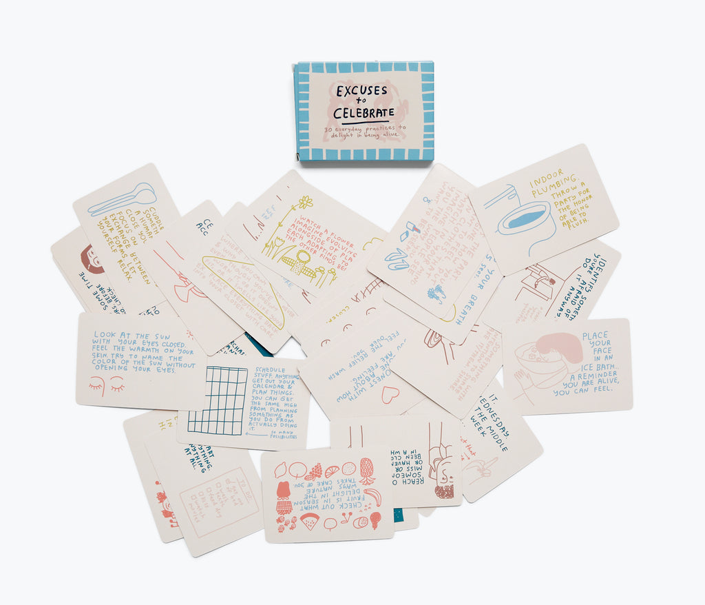 Baraja de cartas Excusas para celebrar