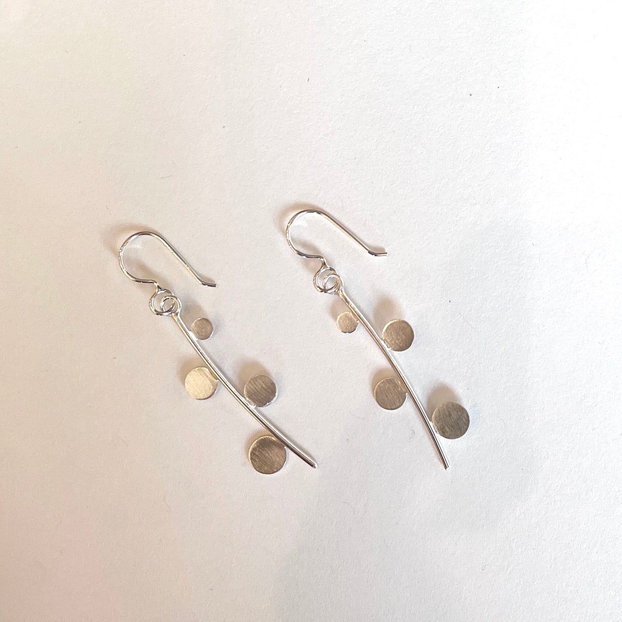 Winter Fern Earrings in Sterling Silver from Little Cat Metals at Pinch in Northampton, MA