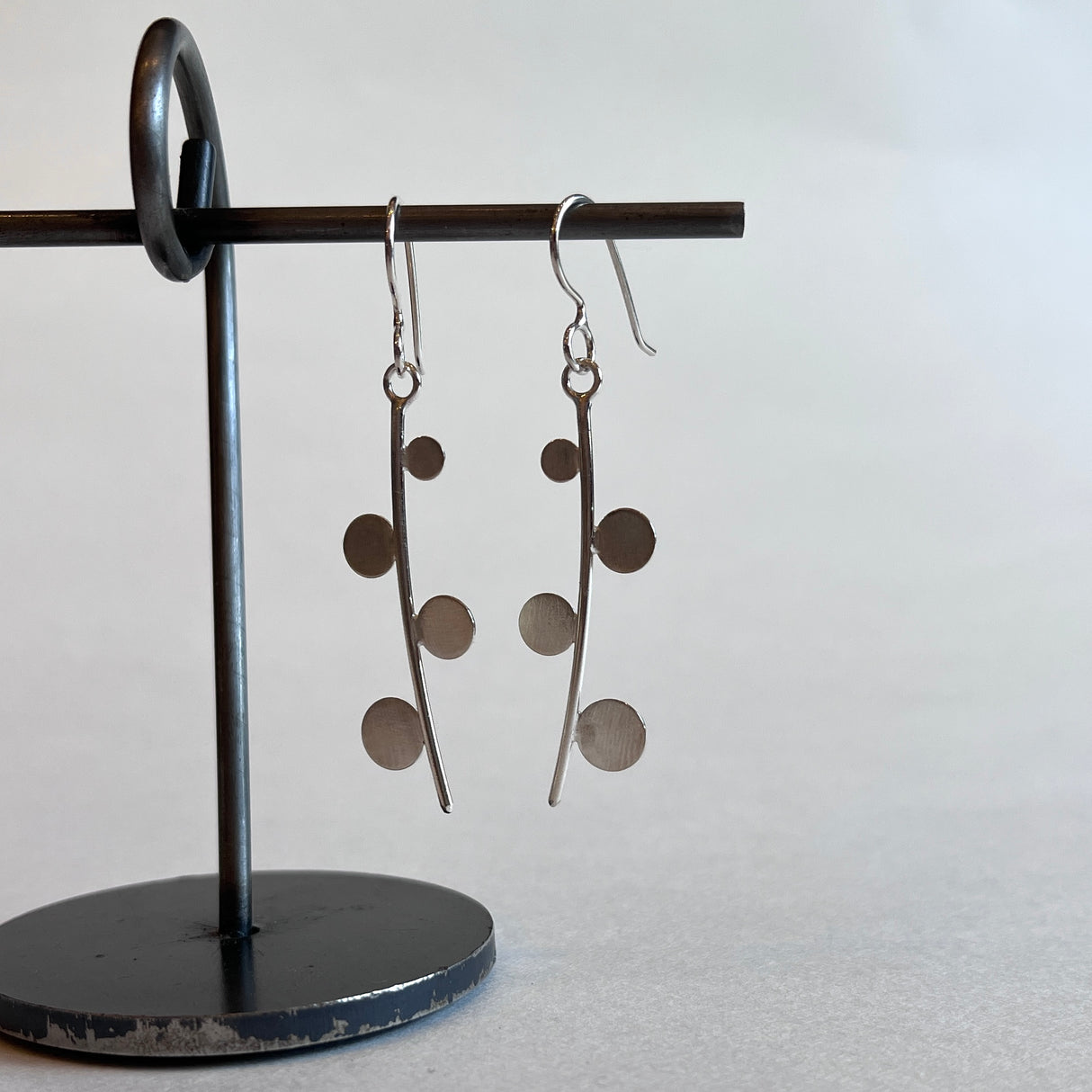 Winter Fern Earrings in Sterling Silver from Little Cat Metals at Pinch in Northampton, MA