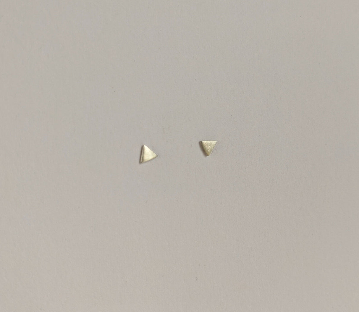 Tiny Tri Stud Earrings from Rachel Gunnard at Pinch in Northampton, MA