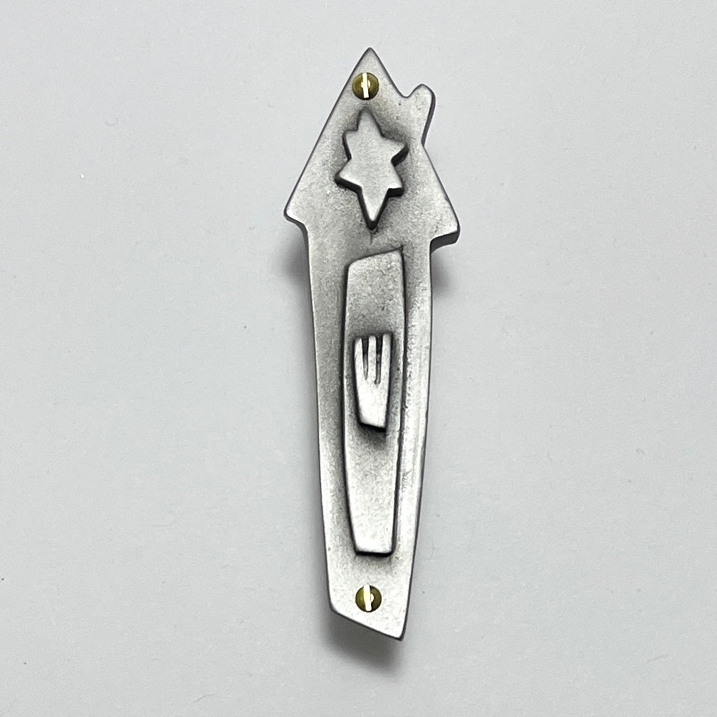 House Mezuzah in Pewter
