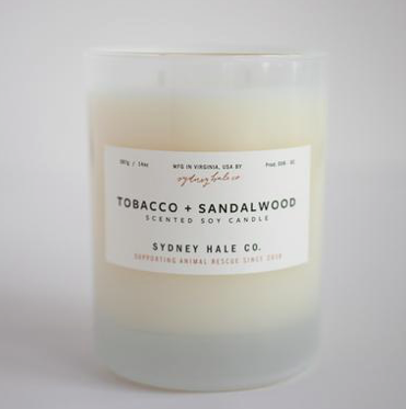 Tobacco & Sandalwood Candle from Sydney Hale Company at Pinch in Northampton, MA