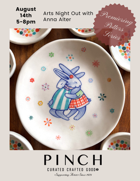 PREMIERING POTTERS SERIES WITH Anna Alter FOR ARTS NIGHT OUT