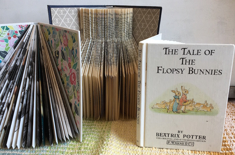 Folded books by Joyce Rosenfeld