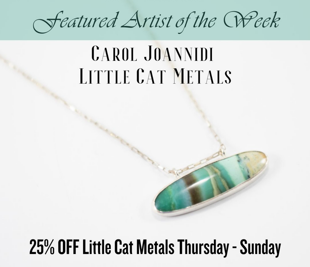Featured Artist of the Week: Carol Joannidi of LITTE CAT METALS