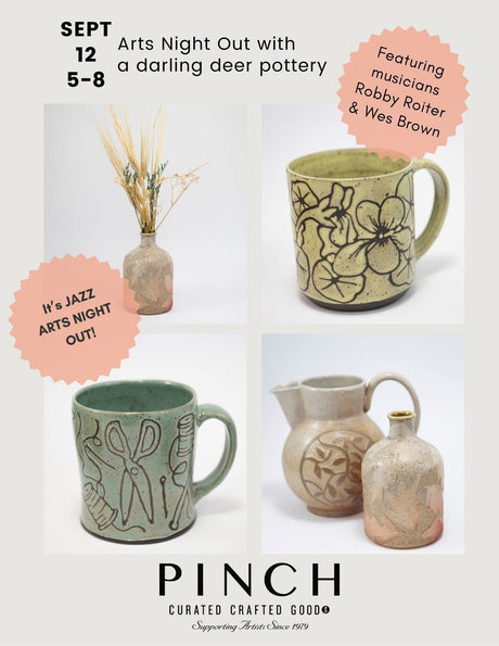 Premiering Potters Series with a darling deer pottery