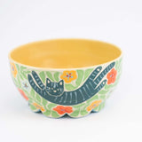 Small Bowl with Cats