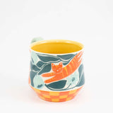Floral Cats Mug #3