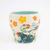 Mushrooms with Frog Tumbler