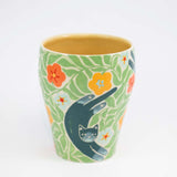 Floral Cats Tumbler