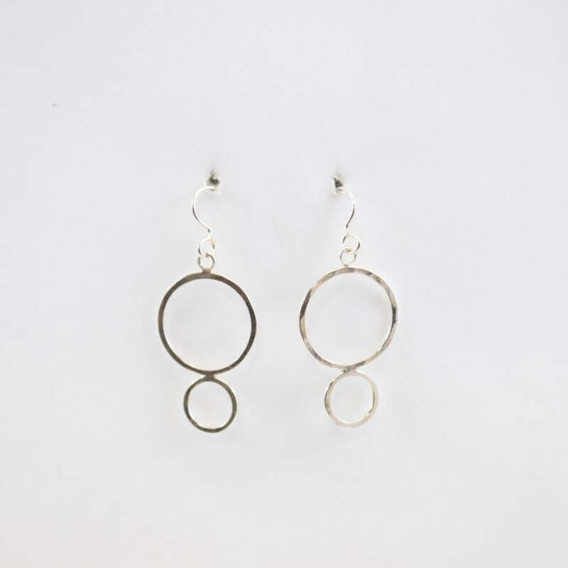 Double Bubble Earrings in Sterling Silver at PINCH