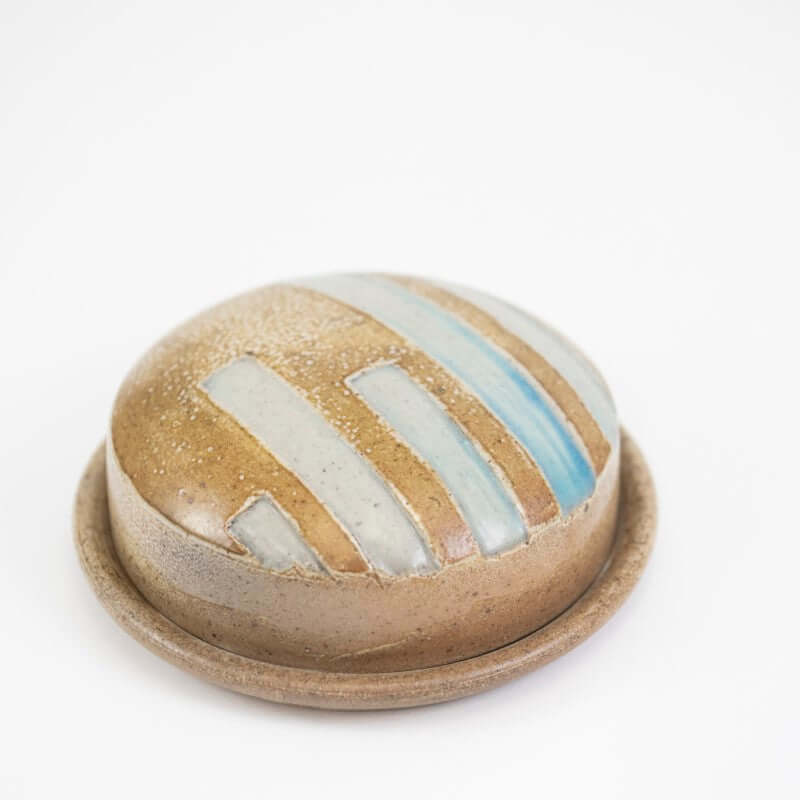 Blue Bars Butter Dish at PINCH