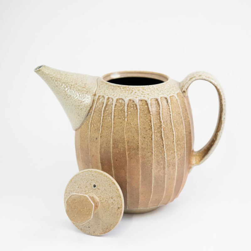 Faceted Ochre Teapot