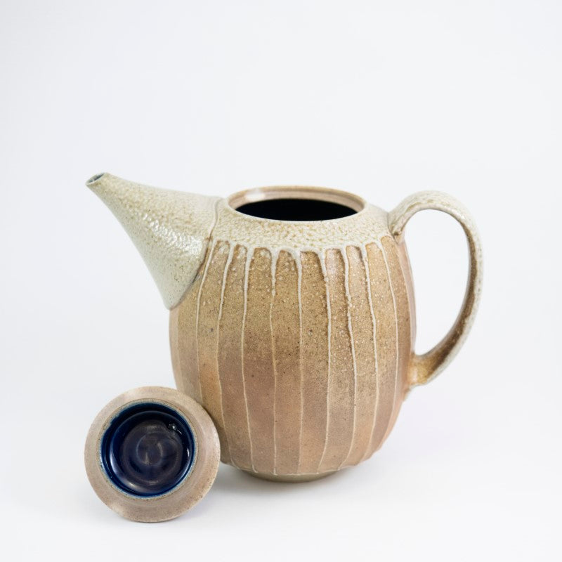 Faceted Ochre Teapot