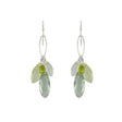 Green Amethyst, Moonstone & Peridot Earrings in Sterling at PINCH